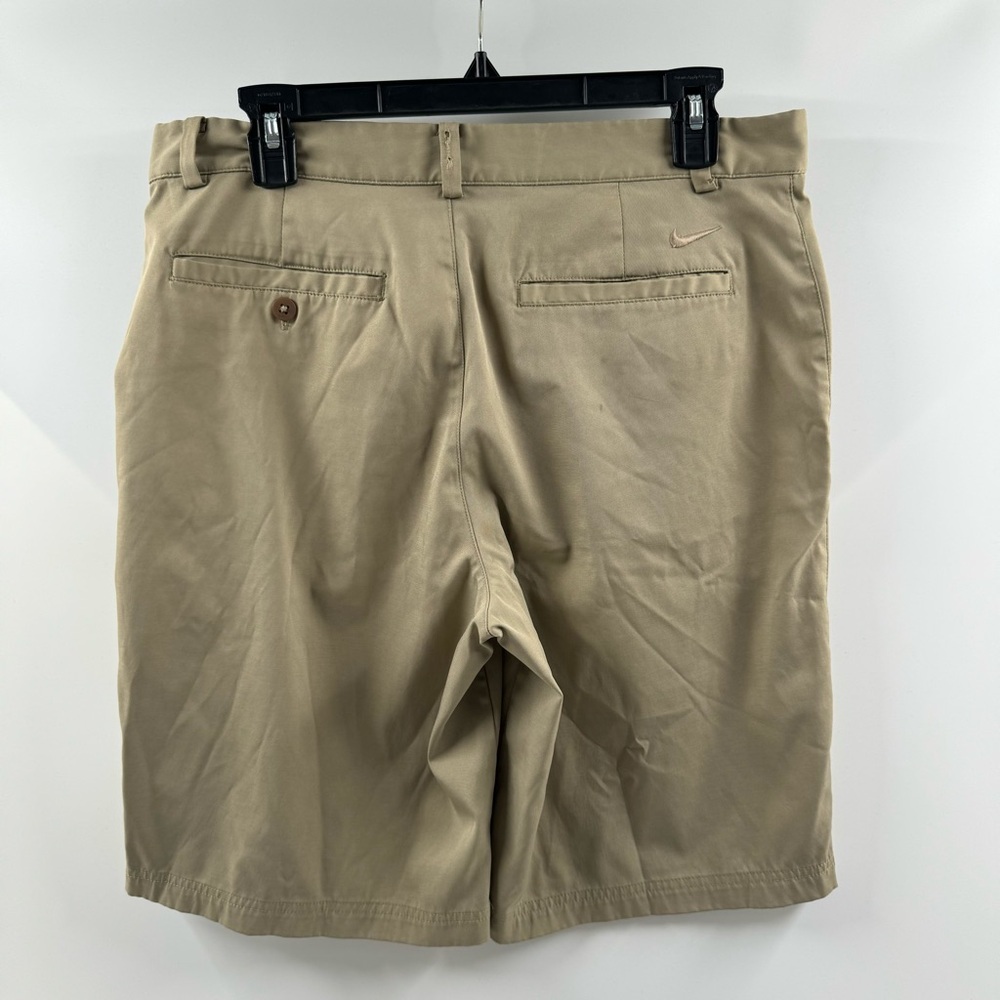 Nike Men’s Khaki Dri-FIT Golf Shorts – Size 32/M, Zipper Fly - Picture 5 of 10